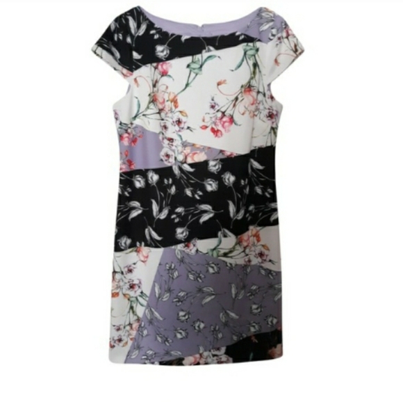 NWOT Vince Camuto Size 12 Floral Print Dress - Picture 2 of 5